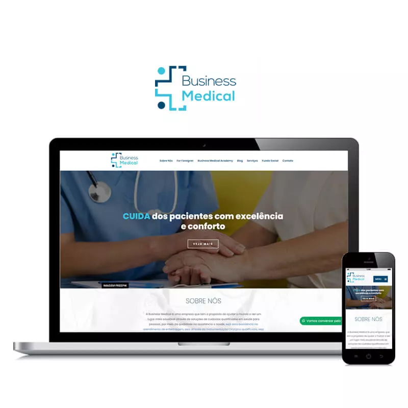 Criação de site da Business Medical