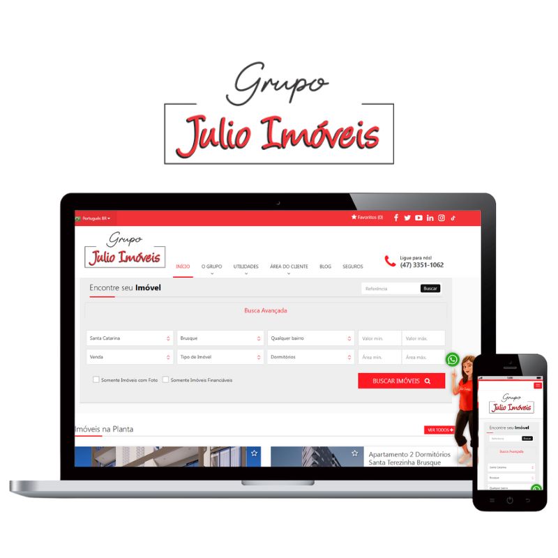 Criação de sites em Brusque - Web Criações