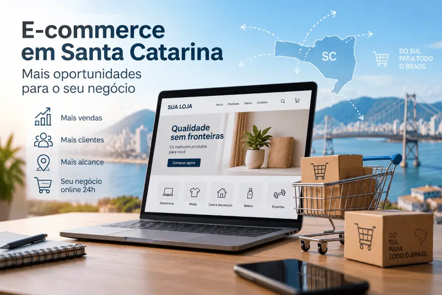 E-commerce em Santa Catarina Do Sul para o Brasil
