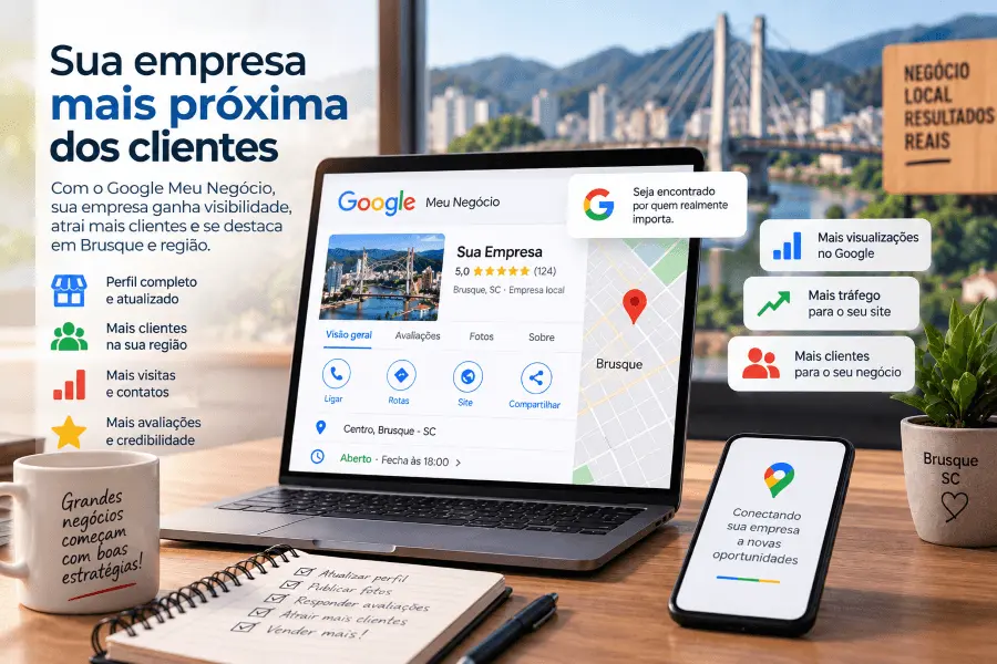 Sua Empresa no Google Meu Negócio Brusque