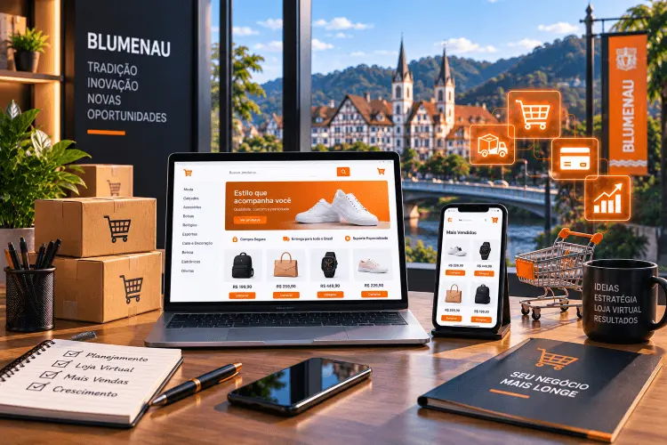 Loja virtual profissional para empresas de Blumenau
