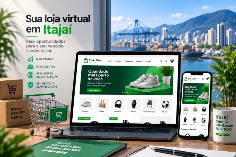 Loja virtual profissional para empresas de Itajaí