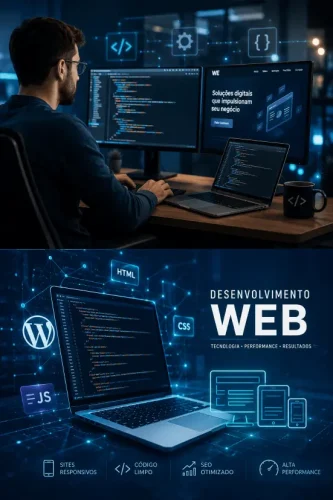 Desenvolvimento web e programação de sites em Brusque